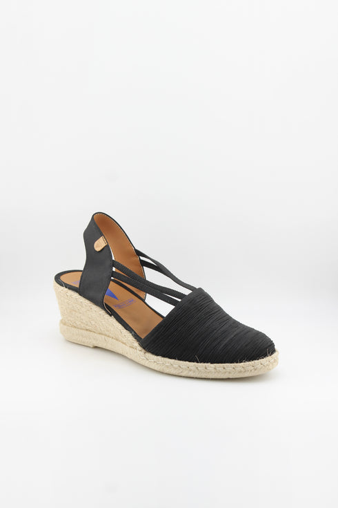 Verbenas Braided Wedge Espadrille Slingback Sandals
